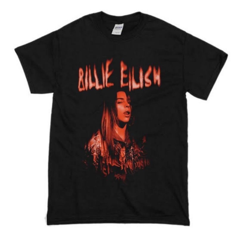 KAOS VINTAGE Billie Eilish BLACK | T-SHIRT Billie Eilish | KAOS Billie Eilish