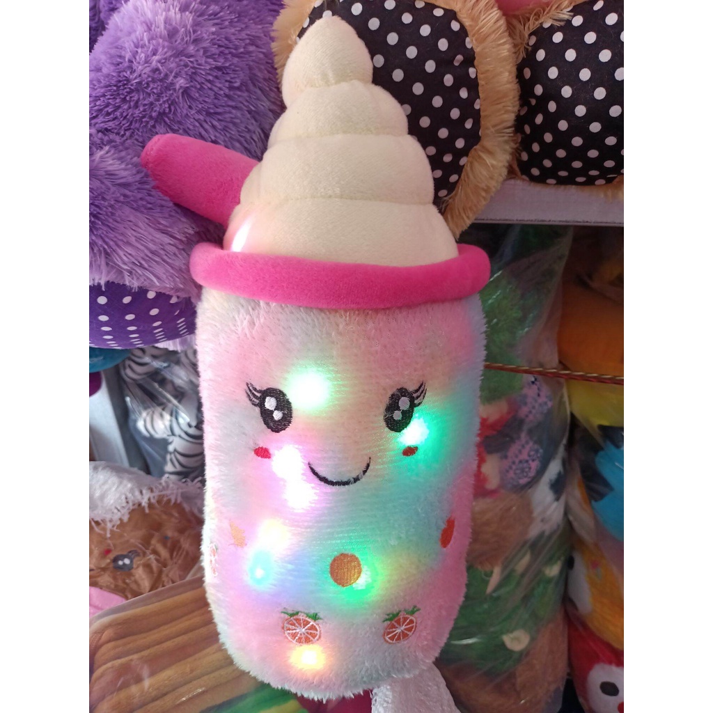 BONEKA BOBA ES KRIM LED LAMPU NYALA MURAH
