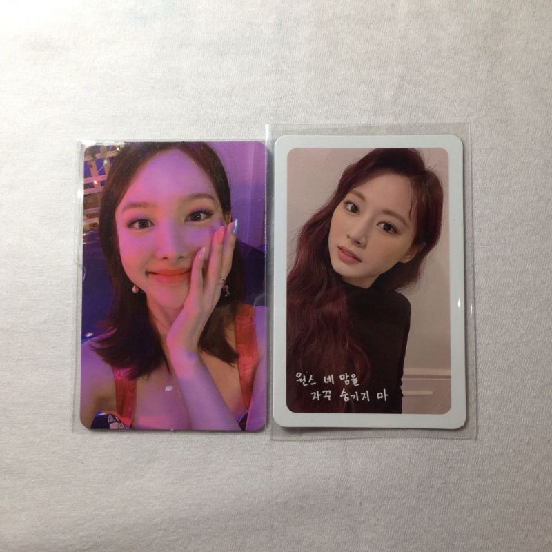 tzuyu border more and more | nayeon taste of love photocard official