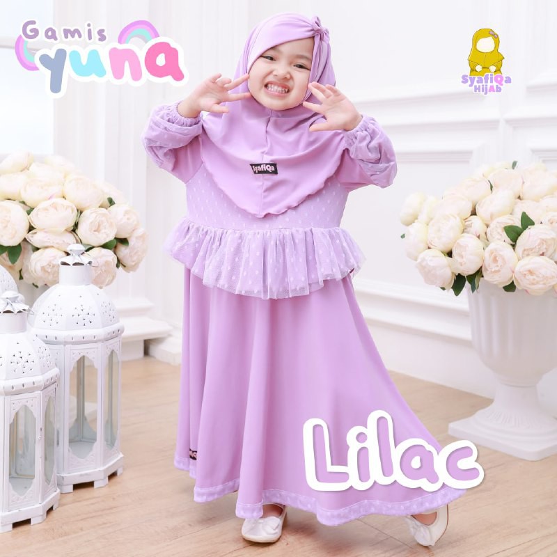 gamis YUNA | gamis anak perempuan 1 2 3 4 5 6 7 8 9 10 Th