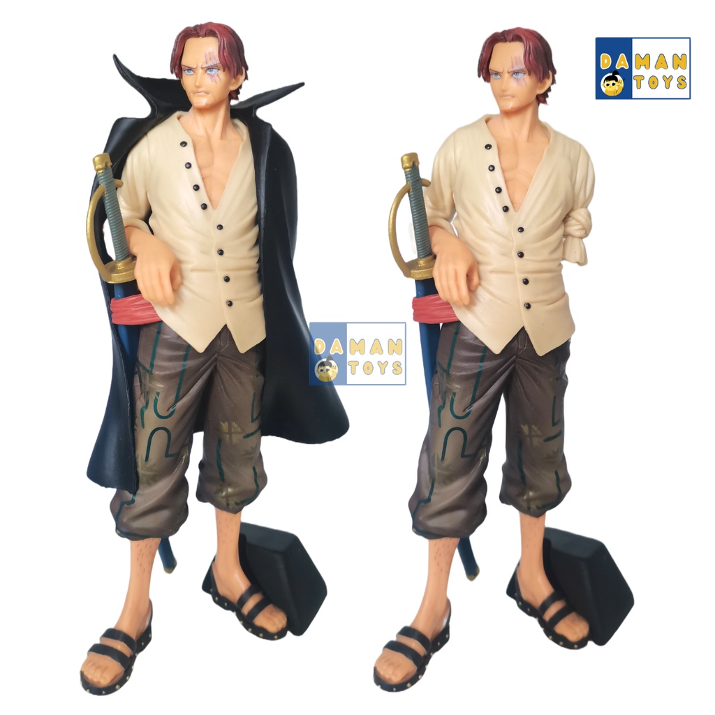 Action Figure Shanks Red Hair Roger One Piece Luffy Guru Lufy