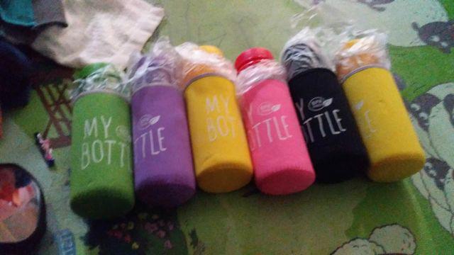 My Bottle Doff + Pouch  Warna Infused Water 500ml - Botol Minum B03-6a