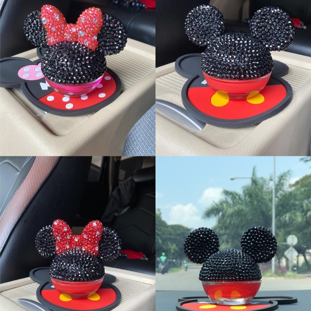 Barang mobil acc mobil emily parfume mobil mickey blink Parfume Pewangi Pengharum Mobil Parfum Pajangan Mickey Minnie Mouse Original 100% Disneyland Limited