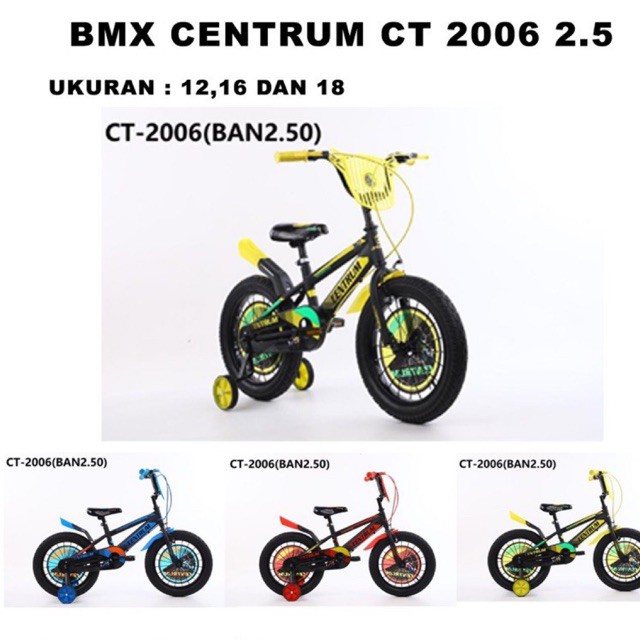 SEPEDA ANAK CENTRUM CT 2006 BMX 16" BAN 3.0