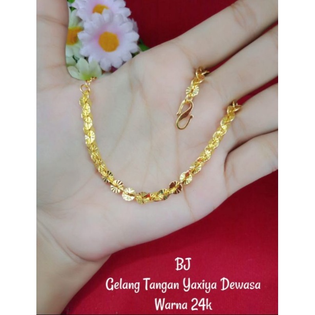 G43 gelang borju lapis emas 24k