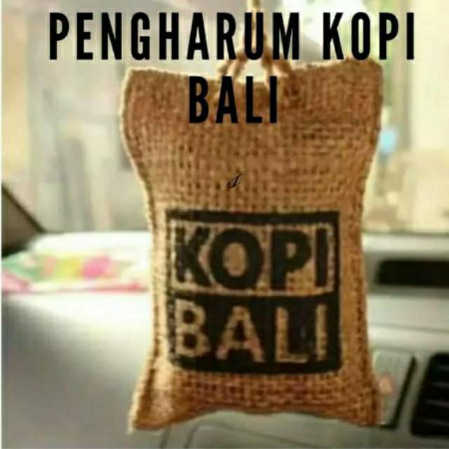 Paket 10 PCS Parfum mobil KOPI BALI ORIGINAL Pewangi kendaraan Car coffee perfume