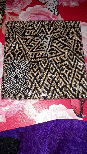 Couple Batik Lupita Wajik Zizgag Free Selendang