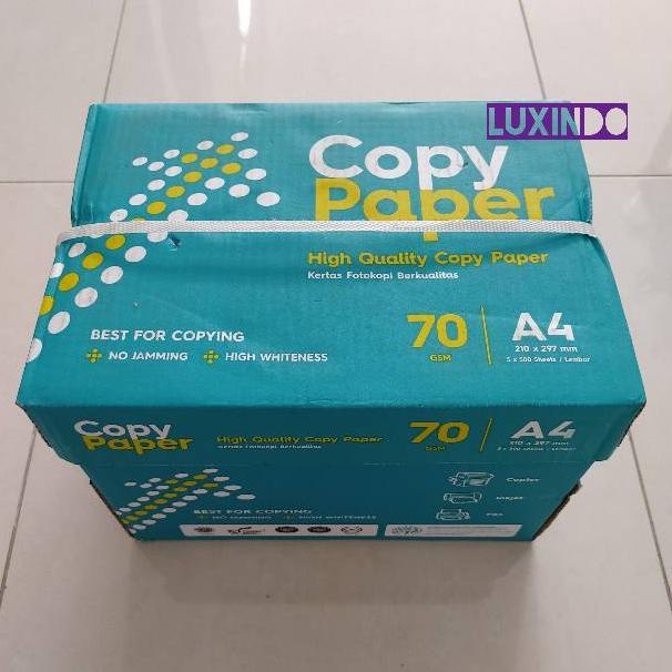 

ba✪Best Terlaris KHUSUS REGULER - Kertas HVS A4 70gsm Copy Paper / Maxi Brite / PaperOne / PP Lite / Sidu (isi 1 rim) 83 ➭