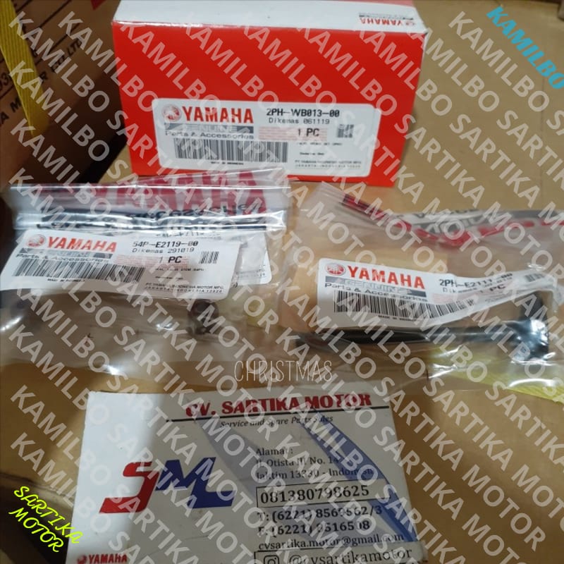 (100% Ori ) Klep Intek dan Seal Klep Mio M3 Mio Z 0/ Valve Intake Set 2PH-WB013-00 mantap