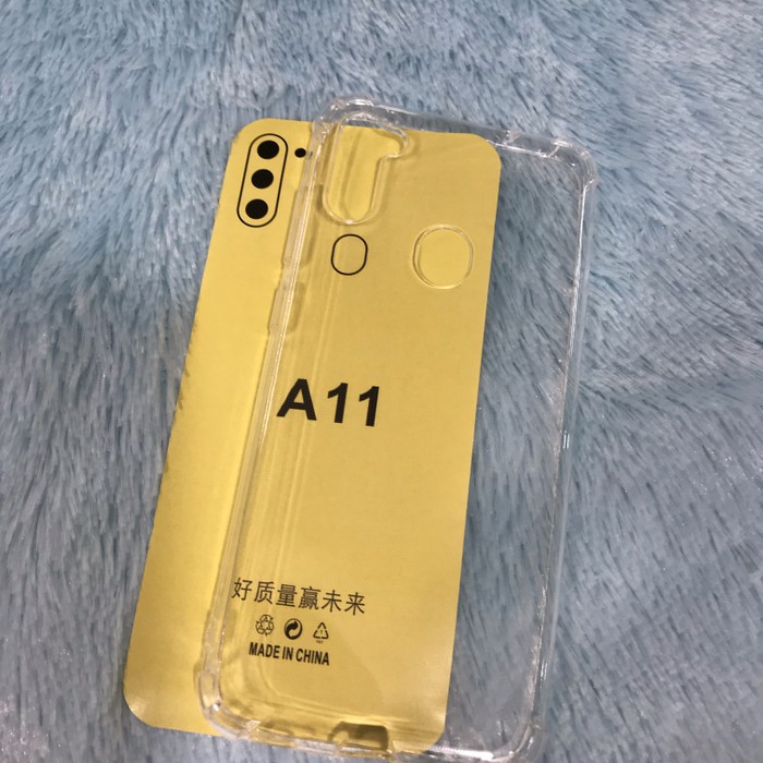 SAMSUNG A11 - SAMSUNG M11 CASE SILIKON ANTI CRACK ANTI PECAH - CLEAR