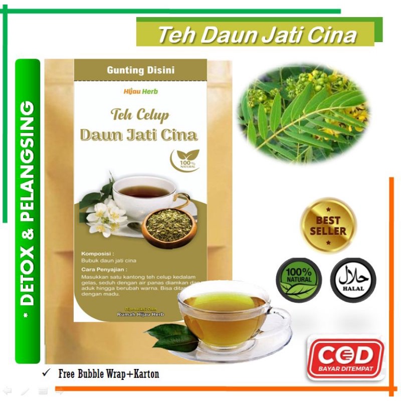 

Teh Jati Cina pelangsing alami BISA COD