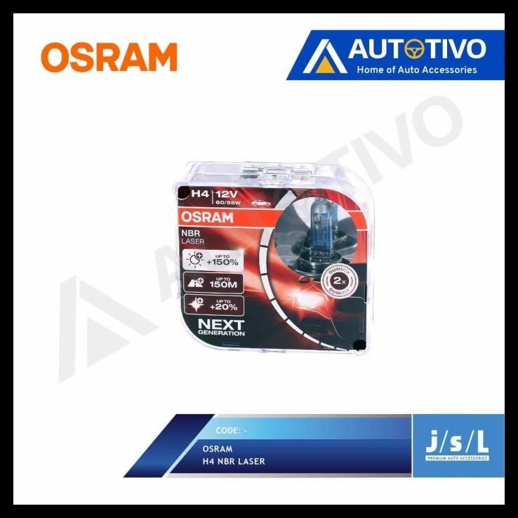 Osram Nbr H4 Laser Next Generation New Packaging