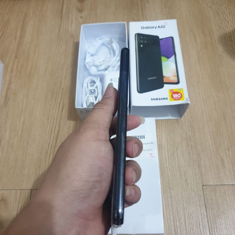 Samsung A22 RAM 6GB/128GB DUAL SIM NO MINUS fullset