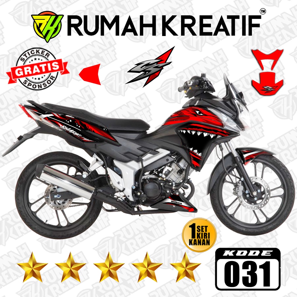 RK Juara Stiker CS 1 - Semi Fullbody - Stiker Honda CS 1 Variasi - RK-d