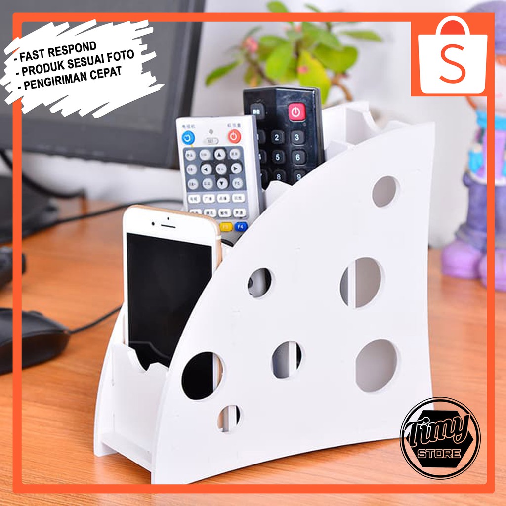 Remote Organizer - Tempat Remote - Rak Remote - Rak Serbaguna - Rak Meja - Rak Kecil TV AC