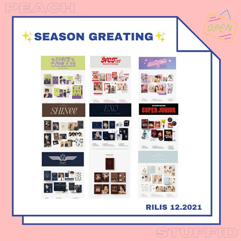 [HANYA DP] SEASON'S GREETING FULLSET & BENEFIT FULLSET