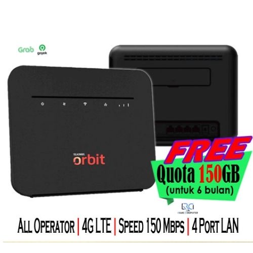 HKM 281 Modem Router Wifi Telkomsel Orbit Pro 150GB