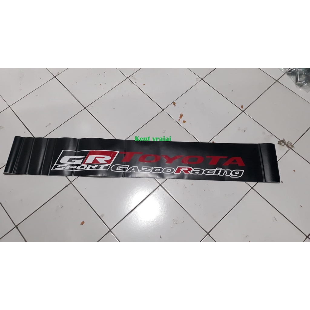 Stiker Kaca Depan Mobil Tulisan GR SPORT Toyota