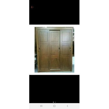 Almari 3 Pintu Sleding