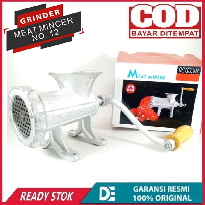 Gilingan Daging Meat Mincer | Meat Grinder Manual No.12 Body Tebal