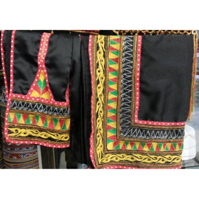Kain bawahan + Selendang Bordir Motif Aceh