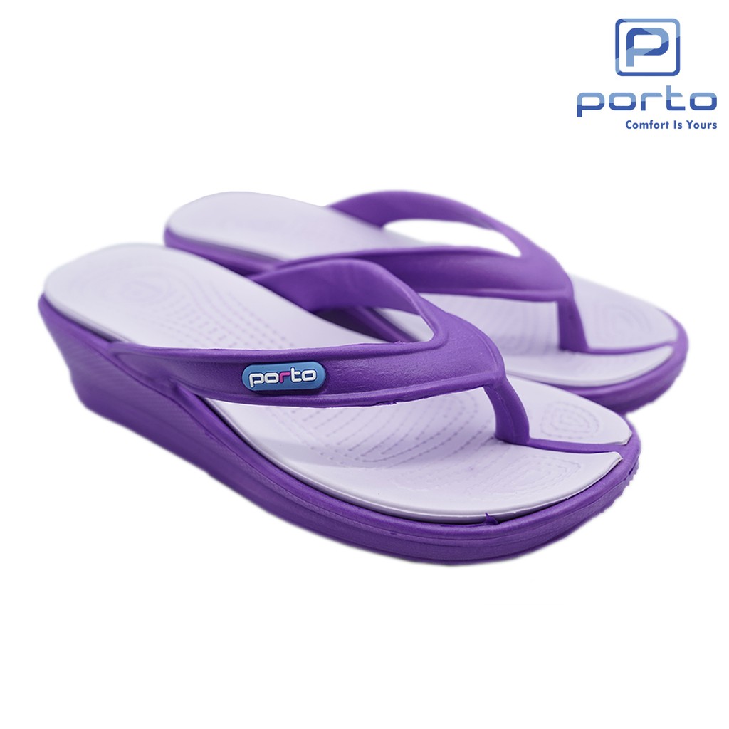 RTMart x Porto - Sandal Wanita Sandal Jepit Sendal Wanita Hak Casual Pantai 711L (Super Sale)