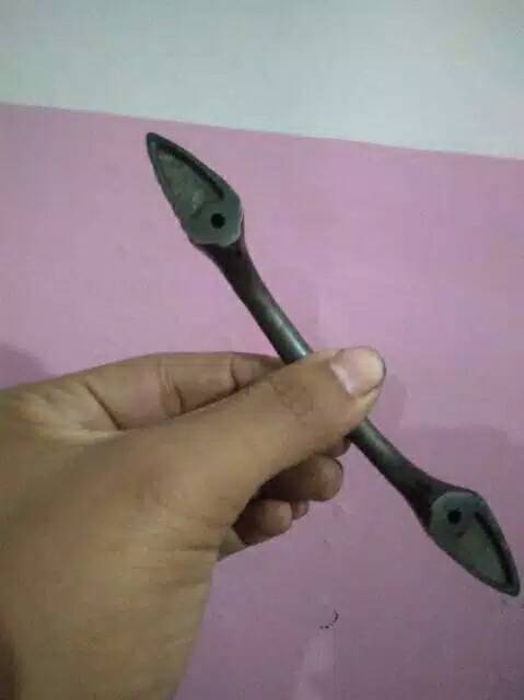 Handle / Tarikan Laci Lemari Jendela Pintu Rumah Kuningan Antik Murah 15cm