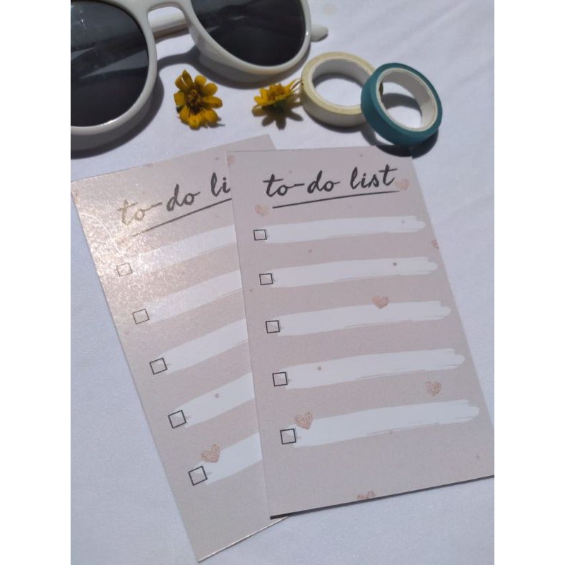

(MURAH) To do list/ isi 10 pcs