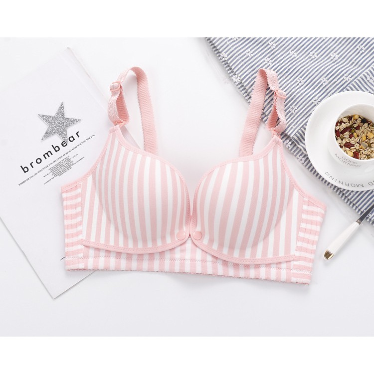 Bra Menyusui Busa Tanpa Kawat Bra Ibu-Pink