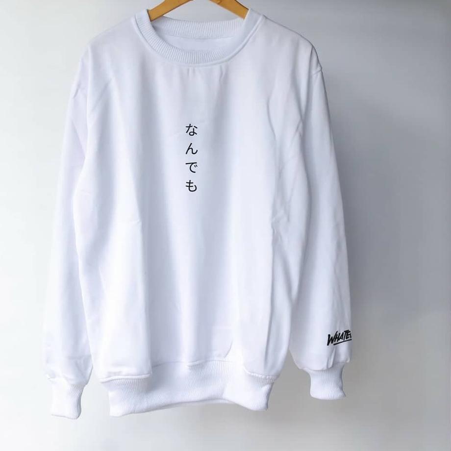 Hot Sale sweater kerah tinggi pria xxl crewneck pria murah keren putih jumbo suwiter pria distro ori