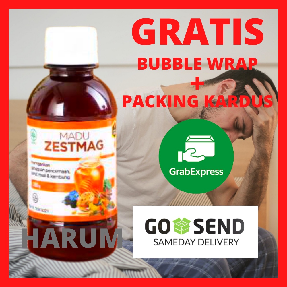 [DISTRIBUTOR] MADU ZESTMAG Tidak Beli 2 Gratis 1 Original Asam Lambung Zestmagh Asli Gold BPOM