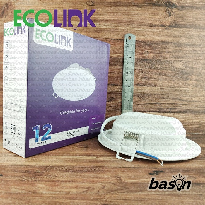 ECOLINK EDN200B 12W LED9 D125 5 inch - Lampu Downlight LED