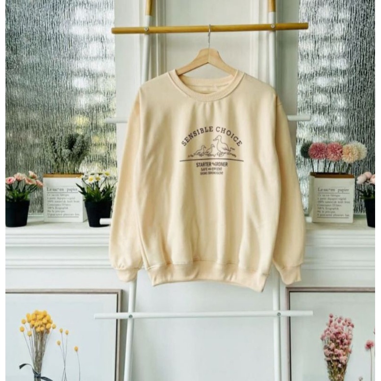 Sweater Remaja Crewneck Sensible Choice