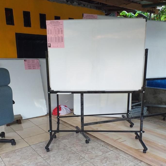 

[COD] White Board 90x120 cm standing BERKUALITAS Kode 71