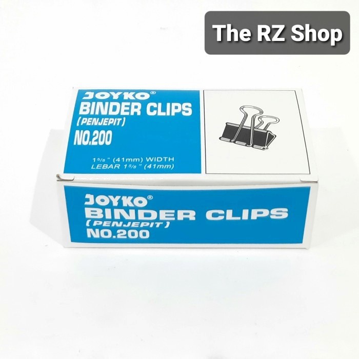 

Binder Clips / Penjepit Kertas Joyko No.200(Joyko)