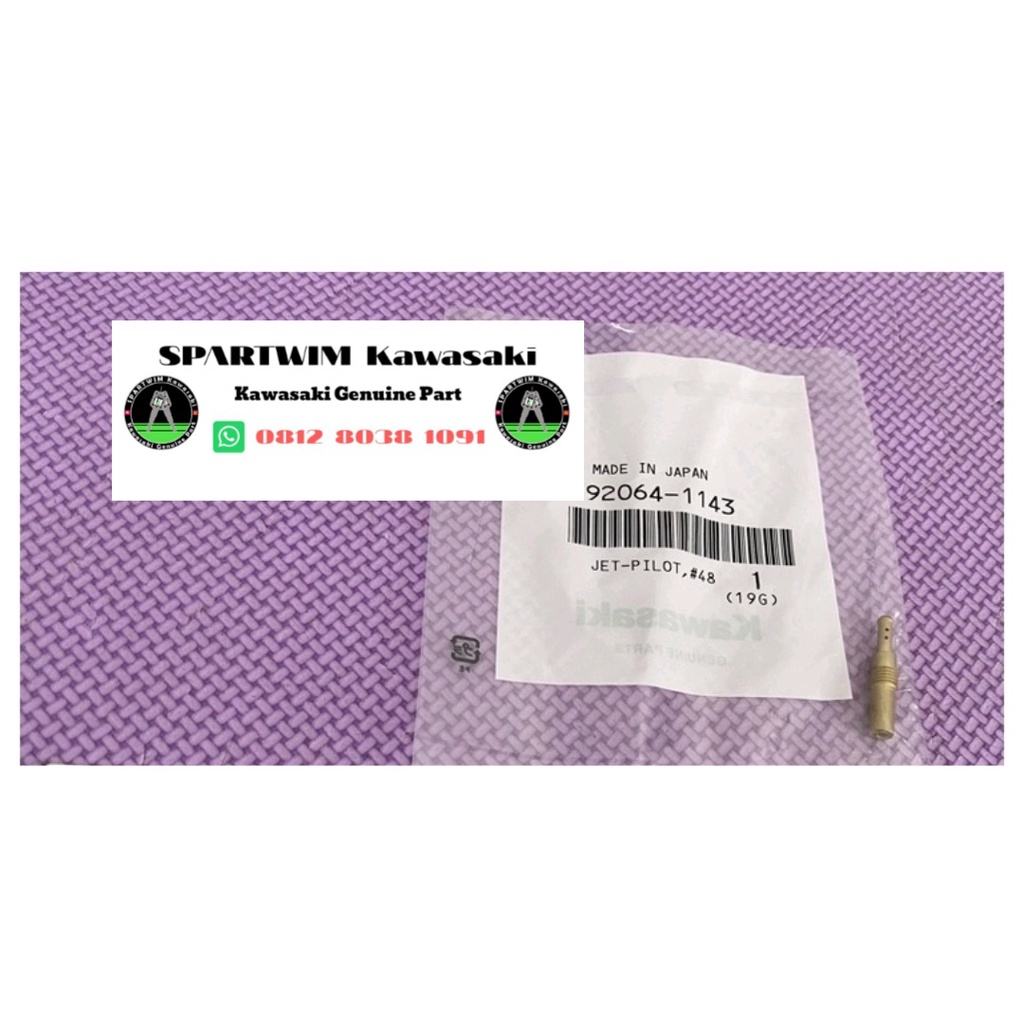 Pilot jet karburator PJ 48 karbu Ninja 150 R SS original kawasaki