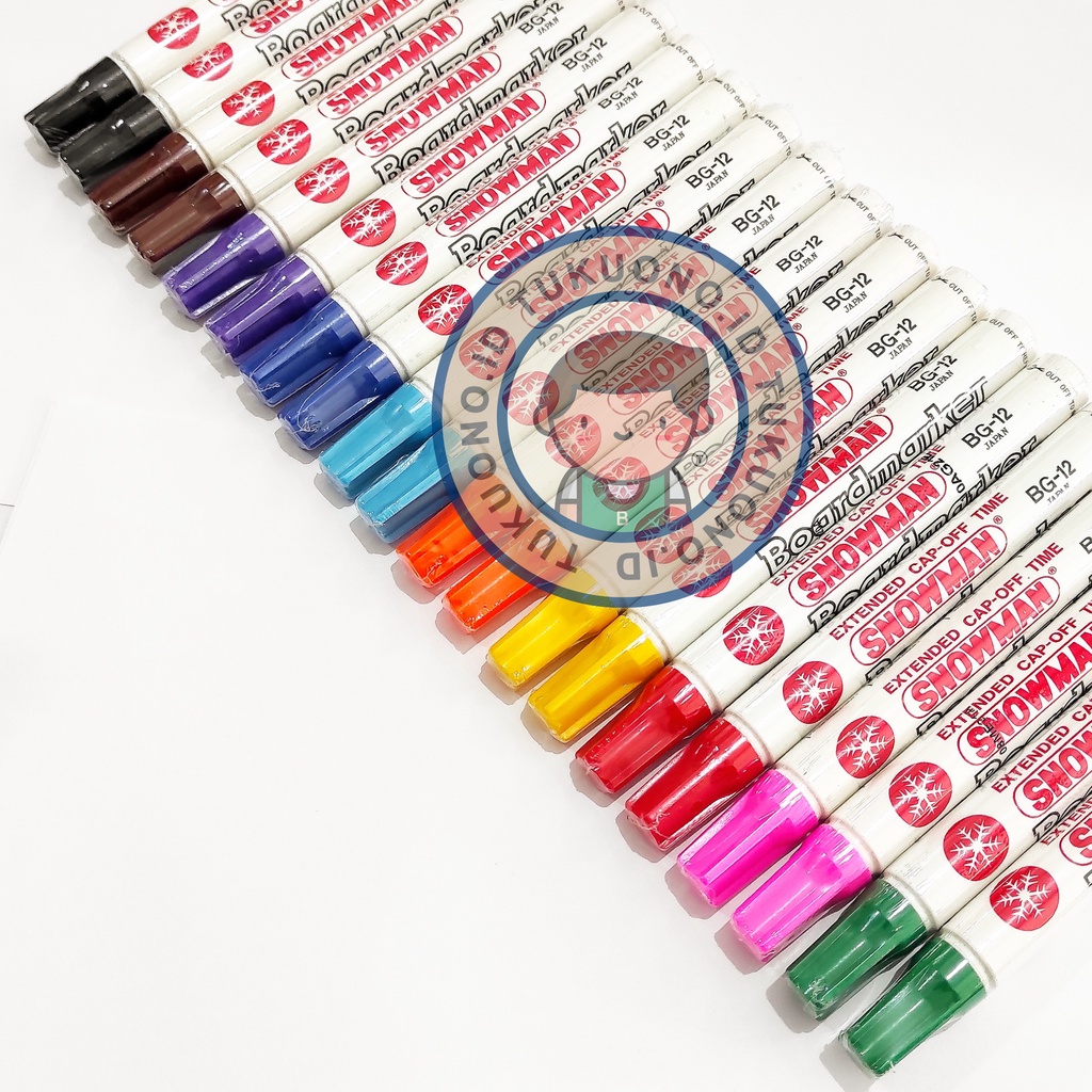 

SNOWMAN Boardmarker BG12 Spidol Papan Tulis | For Whiteboards