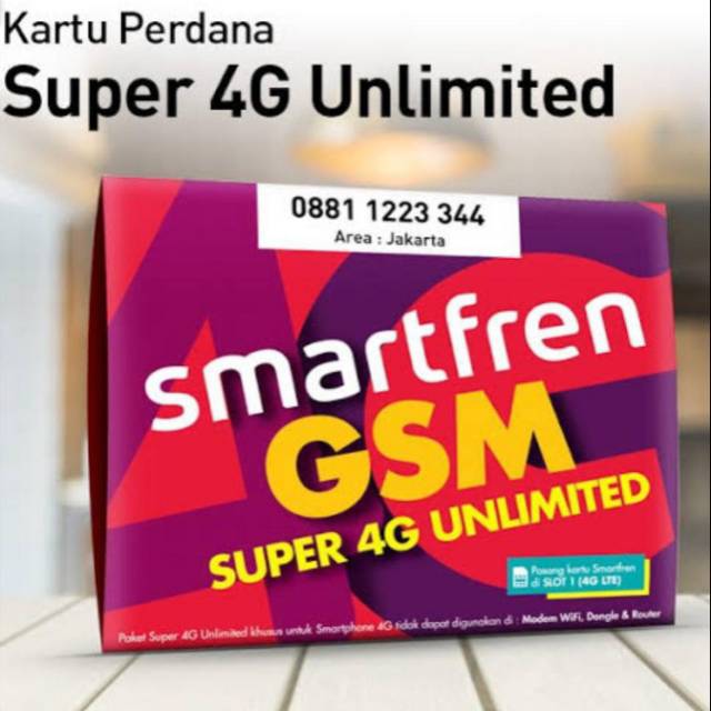 Perdana kuota smartfren unlimited
