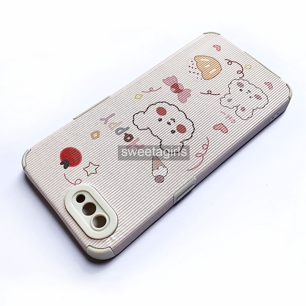 Casing Silikon Lucu Anticrack untuk Oppo A1K dan Realme C2 ( sama ukuran ) - Casing peach Case Gemoy - Bisa Bayar ditempat - sweetacase.id - Case Cubit Lucu - Karakter -  Softcase - Case Gemoy - Kesing - Aesthetic - Boneka 3D