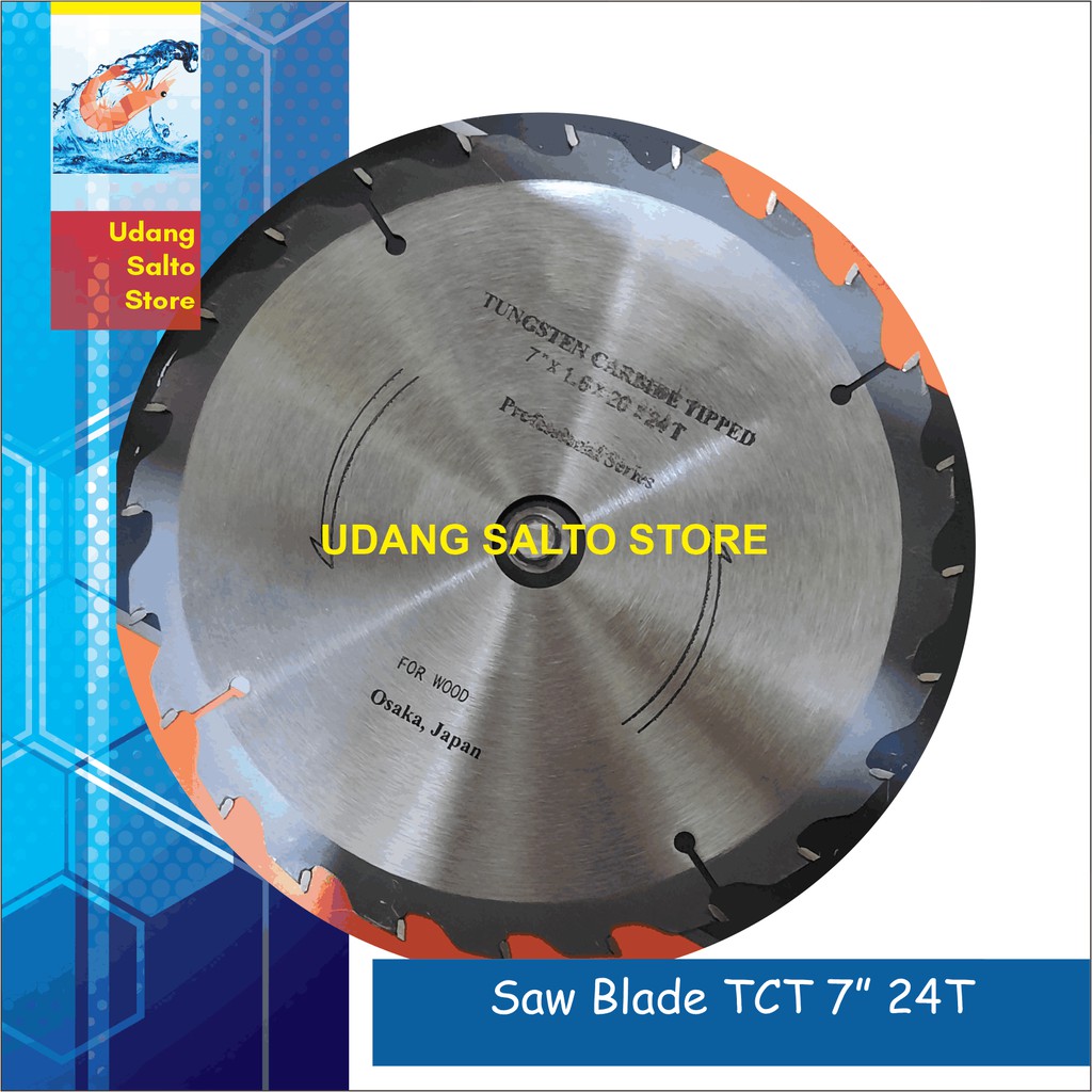 Mata Gergaji Saw blade 7" x 60T TCT Circular Saw Blade