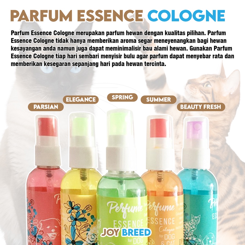 PARFUM KUCING PARFUME ESSENCE COLOGNE SANITISER 60ML ALL VARIANT