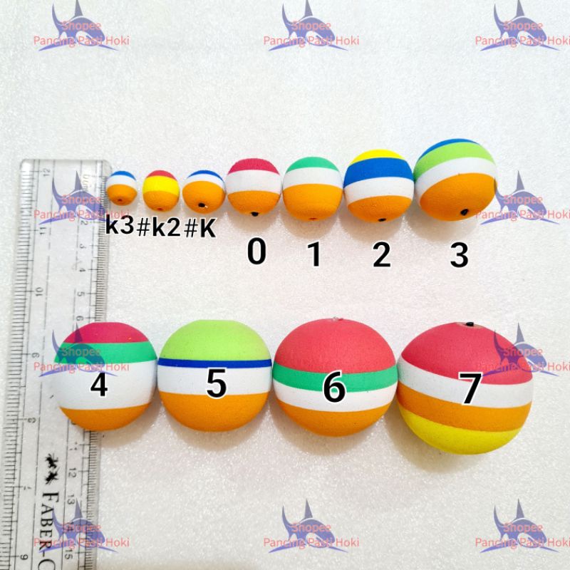 Kumbul / pelampung pancing busa BULAT