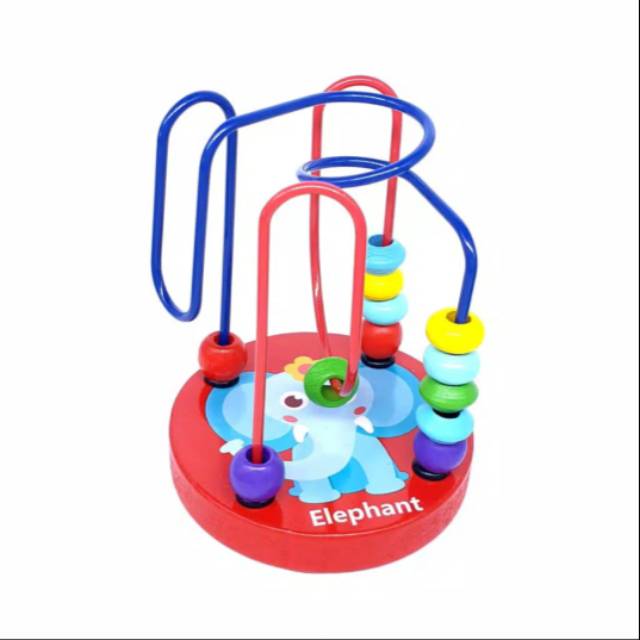 Mainan Edukasi Anak puzzle kayu hitung lingkar manik Mainan Edukasi Anak puzzle kayu hitung lingkar manik