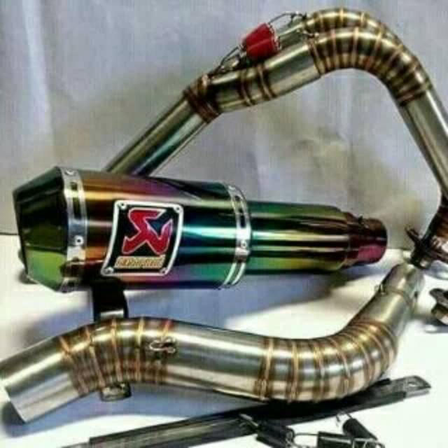 KNALPOT CRF / KLX AKRAPOVIC RAINBOW