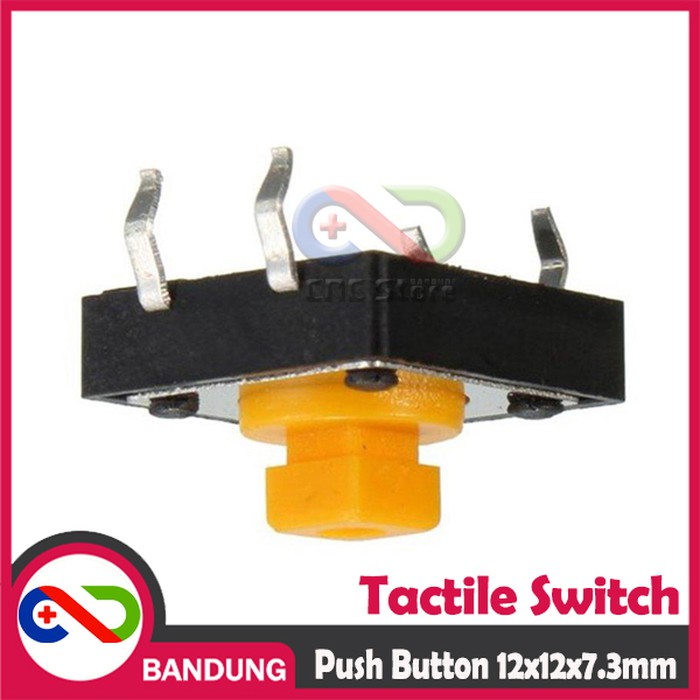 TACTILE SWITCH PUSH BUTTON TC-1212T 12x12x7.3 MM FOR ARDUINO