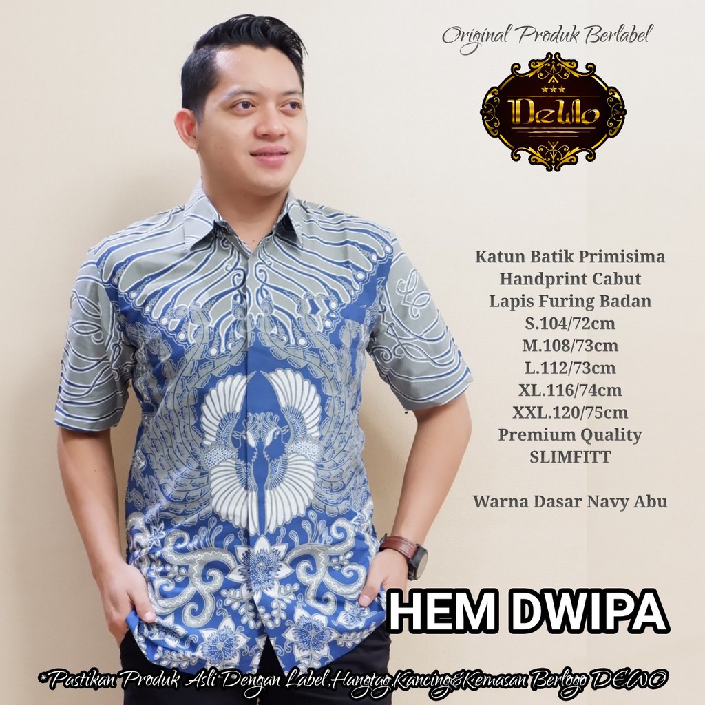 DWIPA DEWO BATIKSOLOAMANAH KEMEJA BAJU BATIK PRIA SOLO LENGAN PENDEK PANJANG LAPIS FURING ATASAN BATIK PREMIUM MODERN KATUN HALUS ANDROMEDA BAYUAJI JANARDANA BUWANA BANGAU ANTASENA NAWASENA ADIKARNA BAGAWANTA ARJUNA YUDHISTIRA TUNGGA BALACHANDRA INDRAYANA