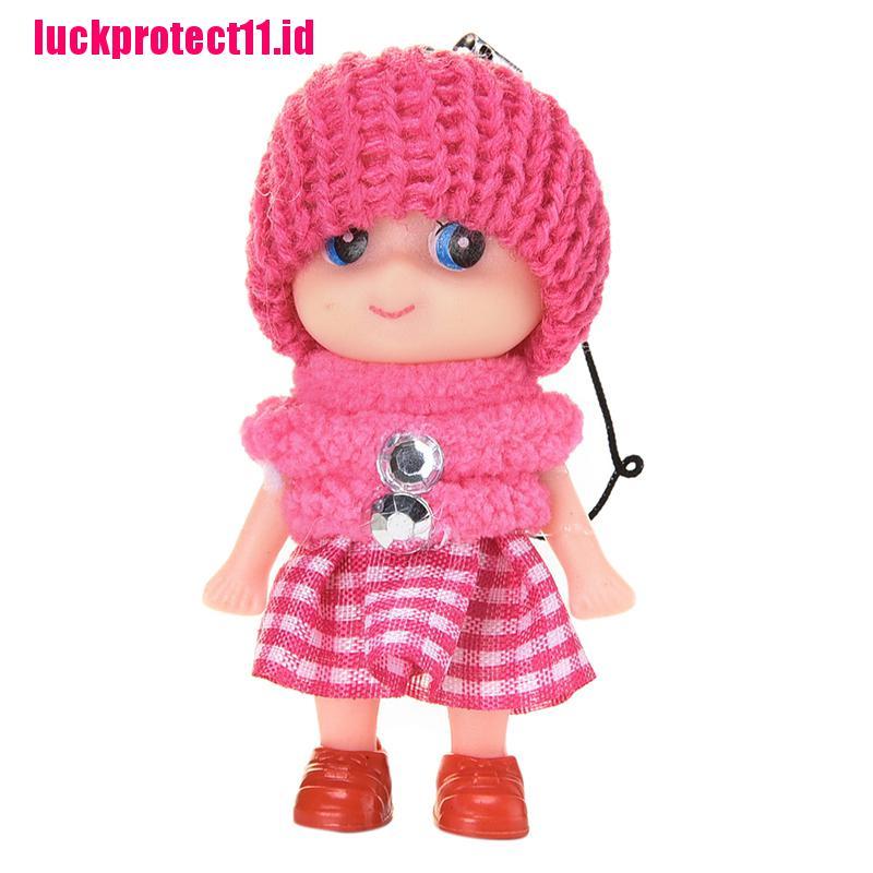 Lucktoy 6pcs Gantungan Kunci Boneka Binatang Lucu Bahan Plush Lembut