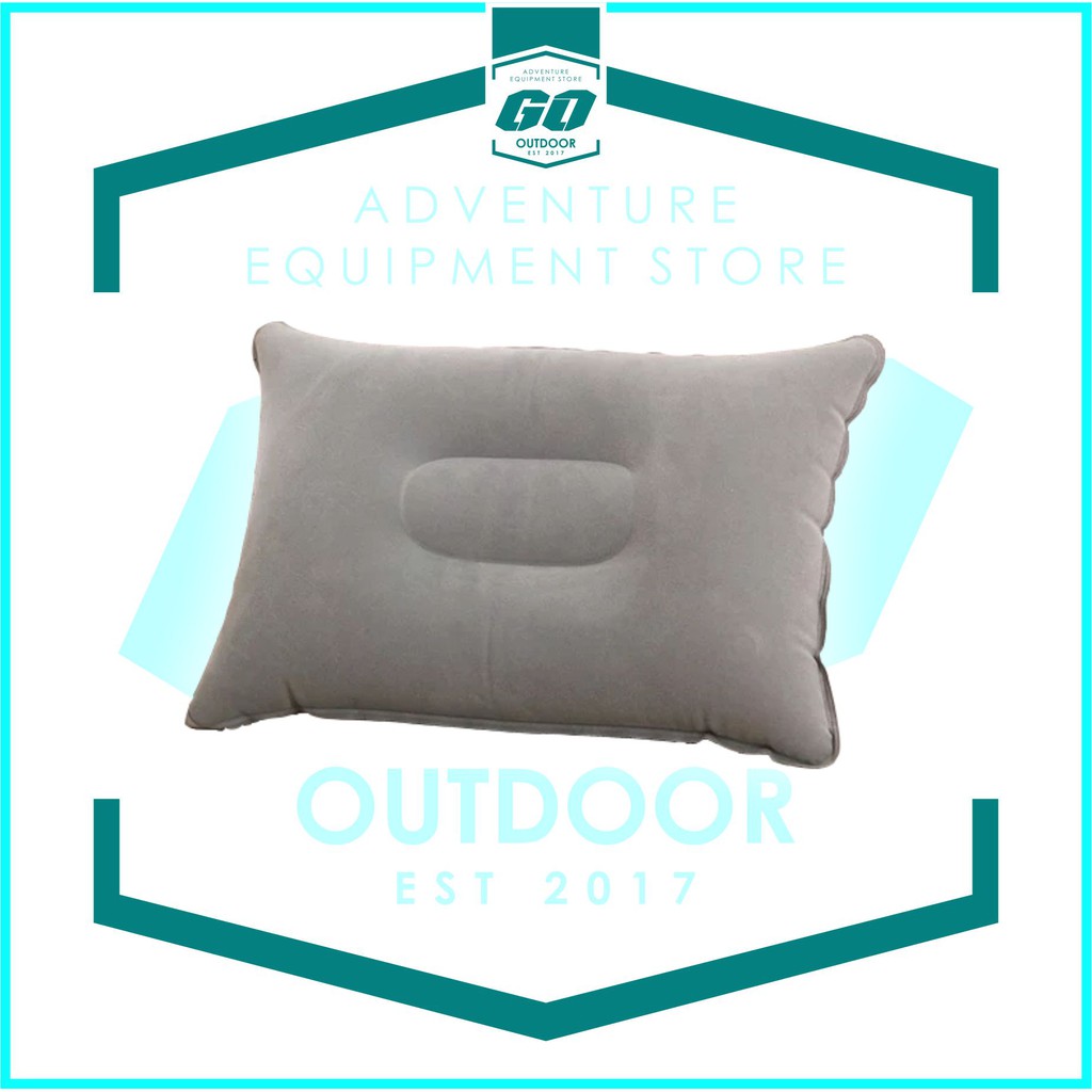 Bantal Angin Kotak Travel Pillow - Bantal Tiup Travel Air Pillow Portable Bantal Tidur Perjalanan