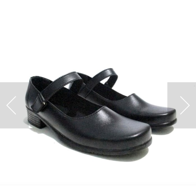 IM STORE ACC NEW ITEM Sepatu Pantofel Paskibra Wanita Bertali / Sepatu Sekolah Anak Wanita - Black