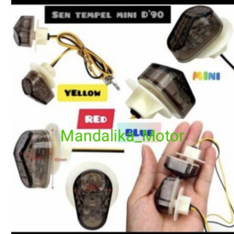 Lampu Sen Sein Tempel Fearing oval mini GMA Ninja RR Ninja 250 Cbr Yamaha R15 R25 GSX 150 Kawasaki Ninja